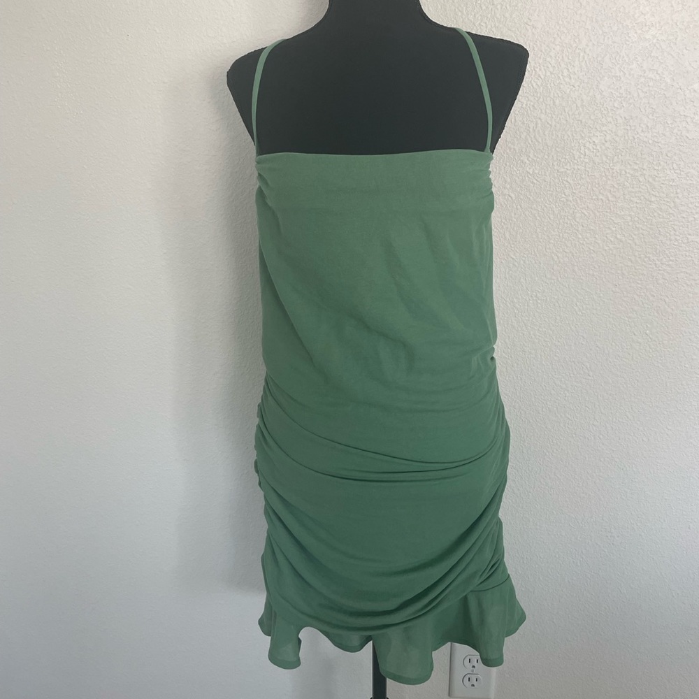 Women’s Crossback Ruched Bodycon Dress